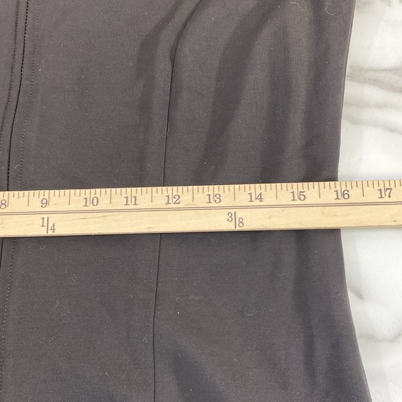 Peace of Cloth Panticular Blazer Jacket Womens Size Small Brown Full Zip Collar - Picture 10 of 11